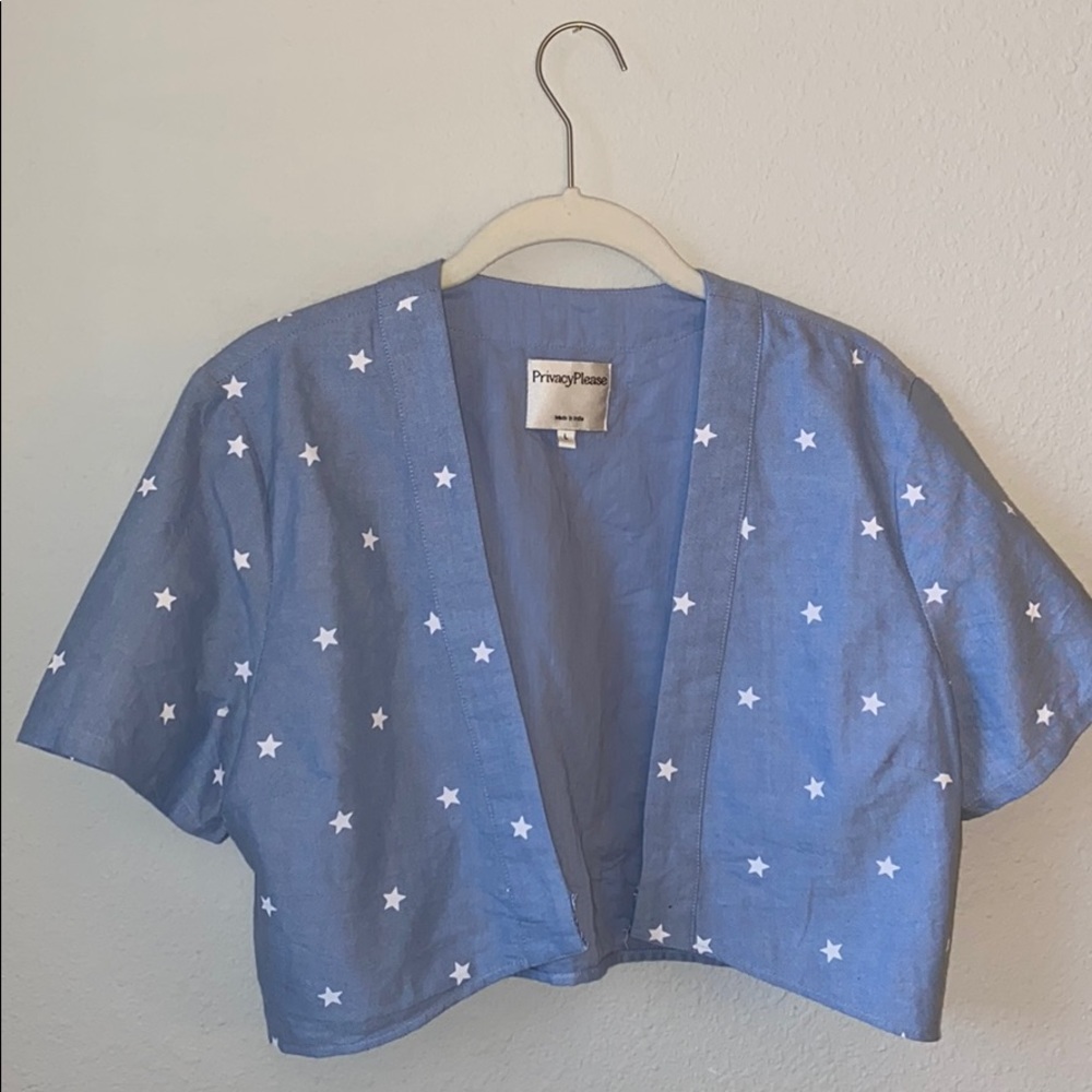 Privacy Please cropped shirt